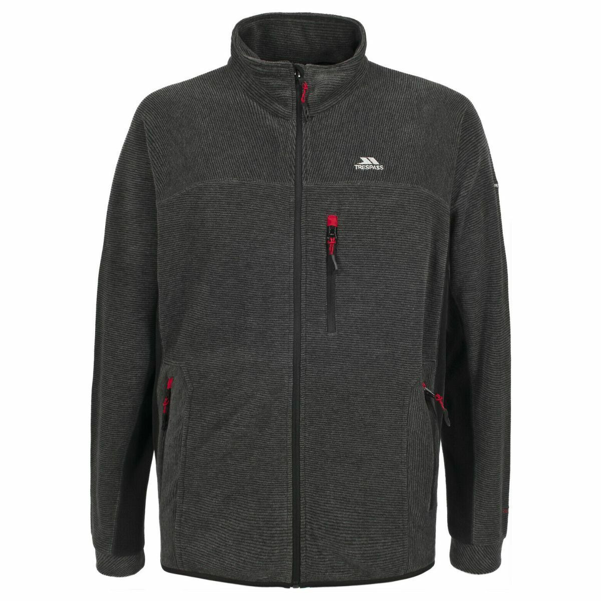 Mens Jynx Heavyweight Full Zip Fleece Jacket with Rib Effect