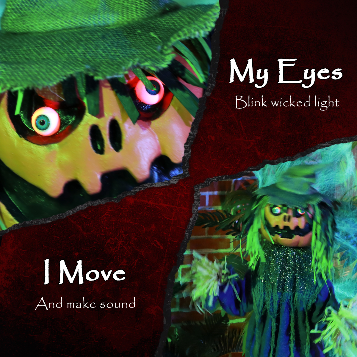 Halloween Pumpkin Animatronic Decoration