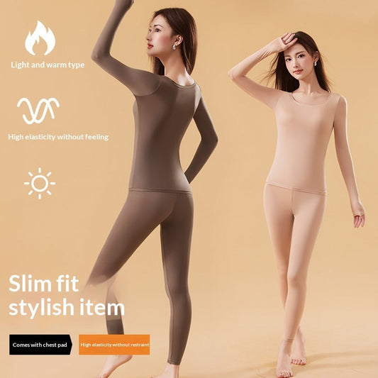 Seamless Thermal Underwear Set For Women