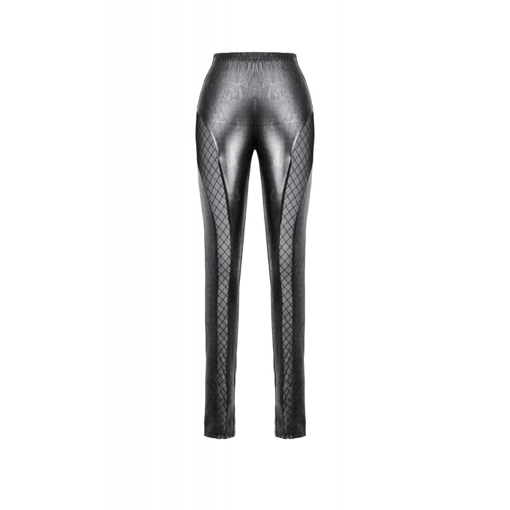 Dark in Love Serpentine Mesh Panel Leggings