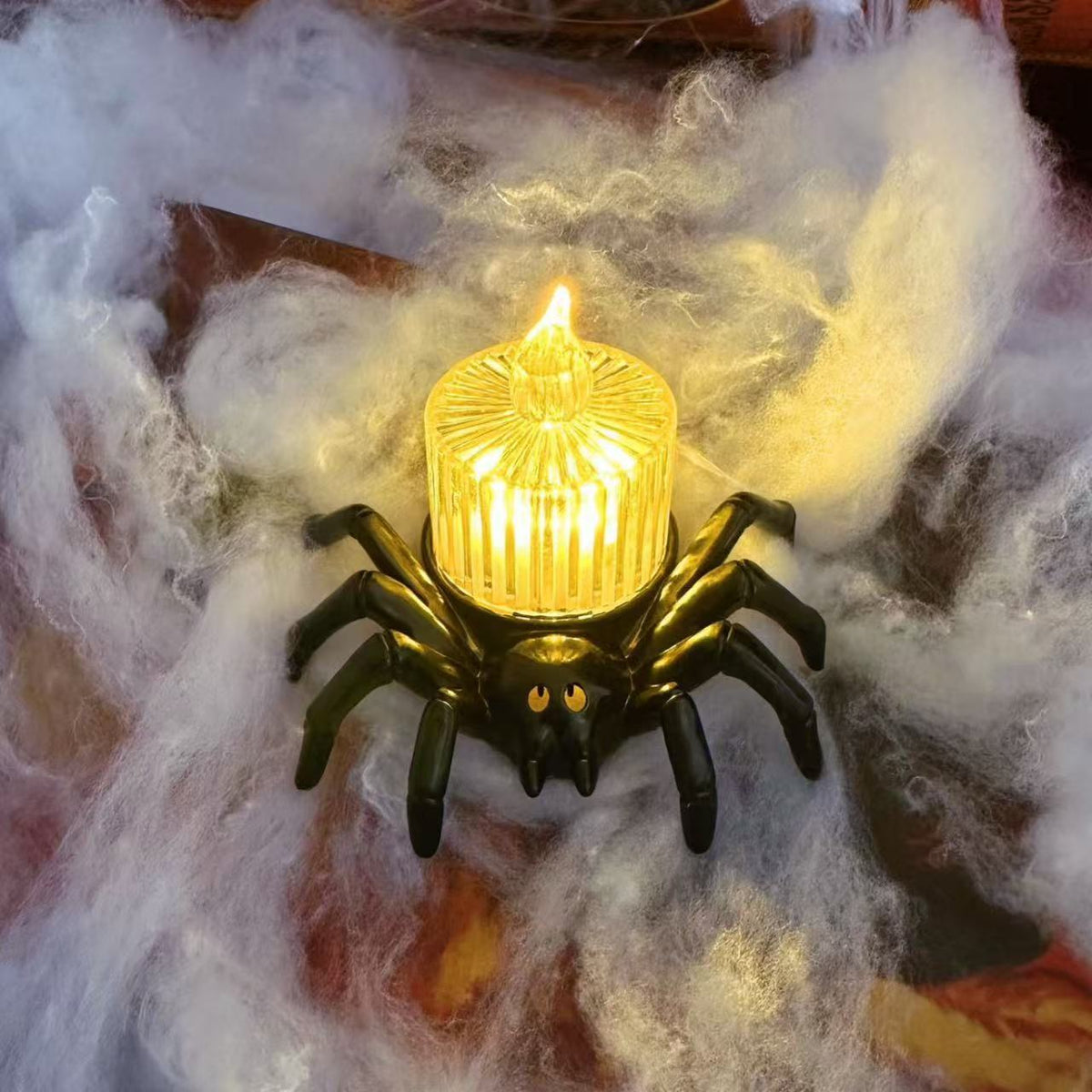Halloween Pumpkin Spider Candle Light Decoration Props