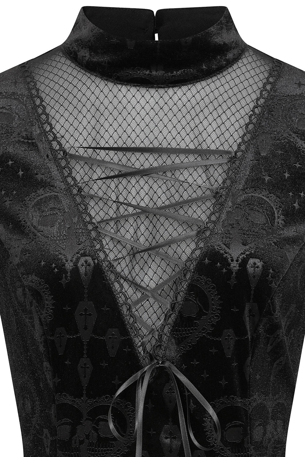 Banned Lucinda Gothic Lace Dress - Elegant Victorian Black Dress