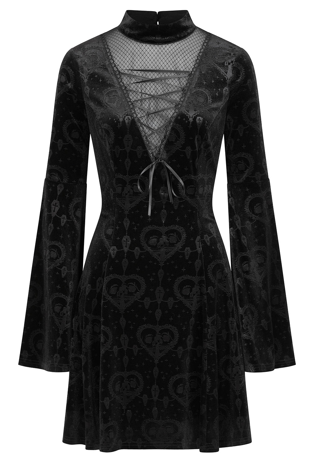 Banned Lucinda Gothic Lace Dress - Elegant Victorian Black Dress