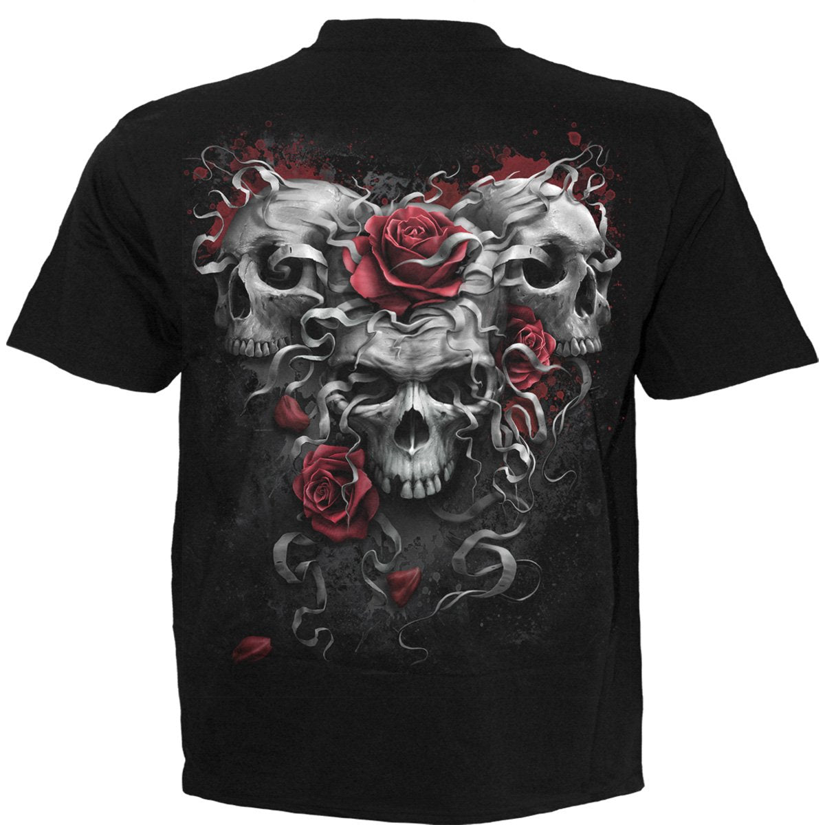 SKULLS N ROSES - T-Shirt Black