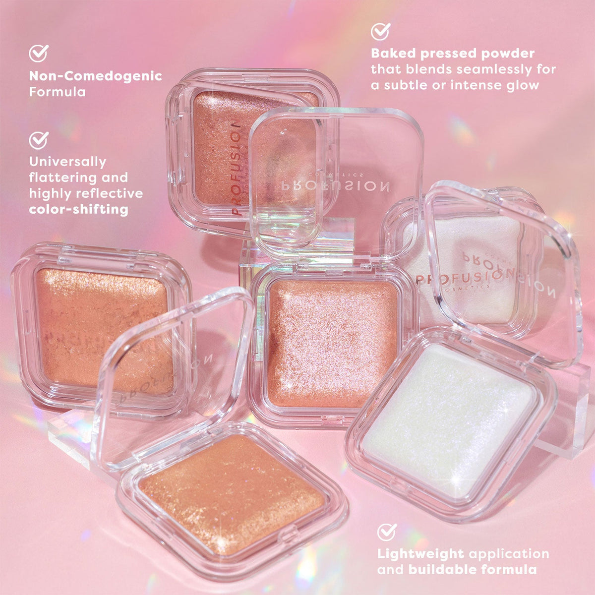 Holo Beam Holographic Highlighter | Shimmer Glow | Elvoro