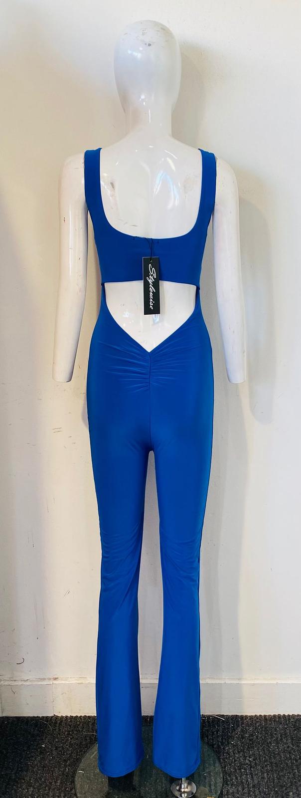 Open Back Slinky Jumpsuit