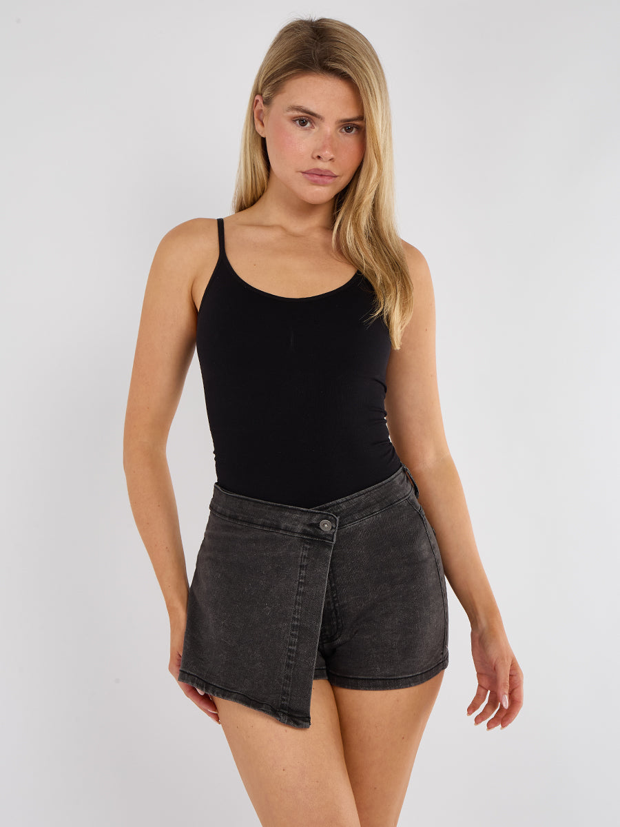 High Waisted Denim Shorts