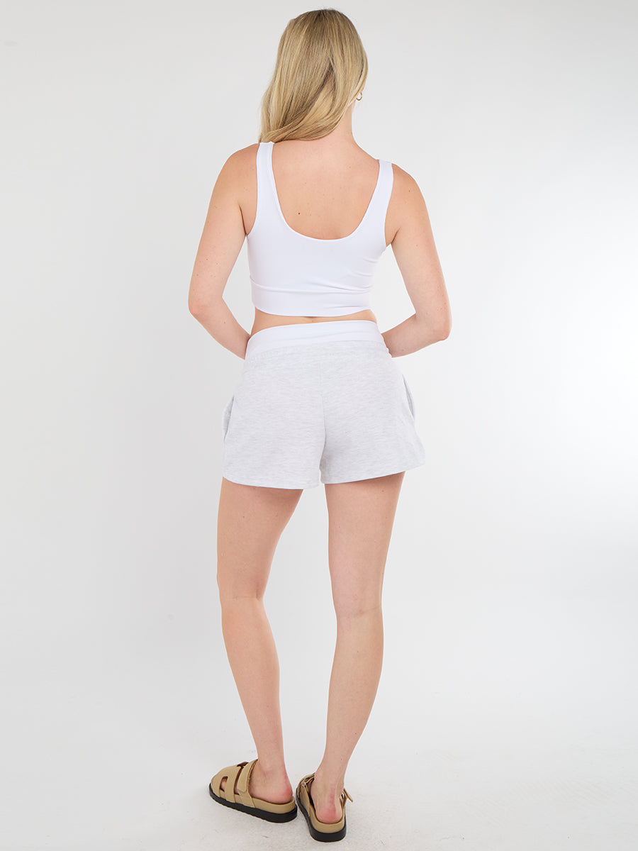 Ribbed Sports Bralet & Shorts Co-ord