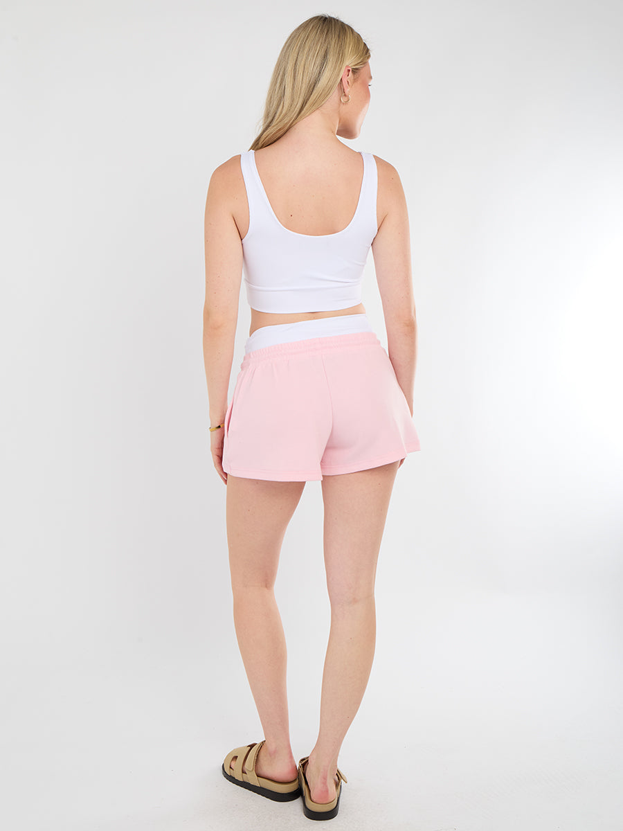 Ribbed Sports Bralet & Shorts Co-ord