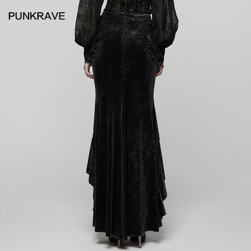 Punk Rave Goth Gorgeous Fishtail Skirt
