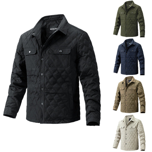 Men’s Business Casual Cotton Jacket – Stylish Lightweight Fashion Outerwear