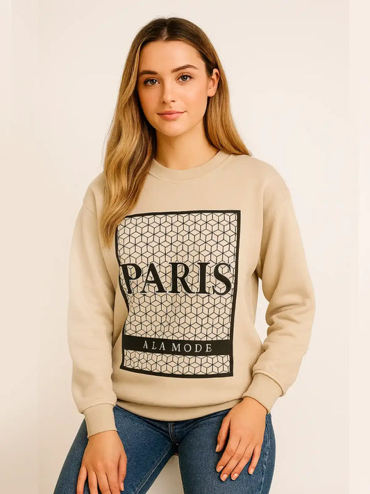Ladies Paris A LA Mode Sweatshirt