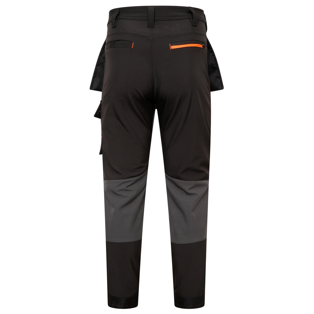 Mens Softshell Waterproof Cargo Workwear Trousers - Fleece Lined