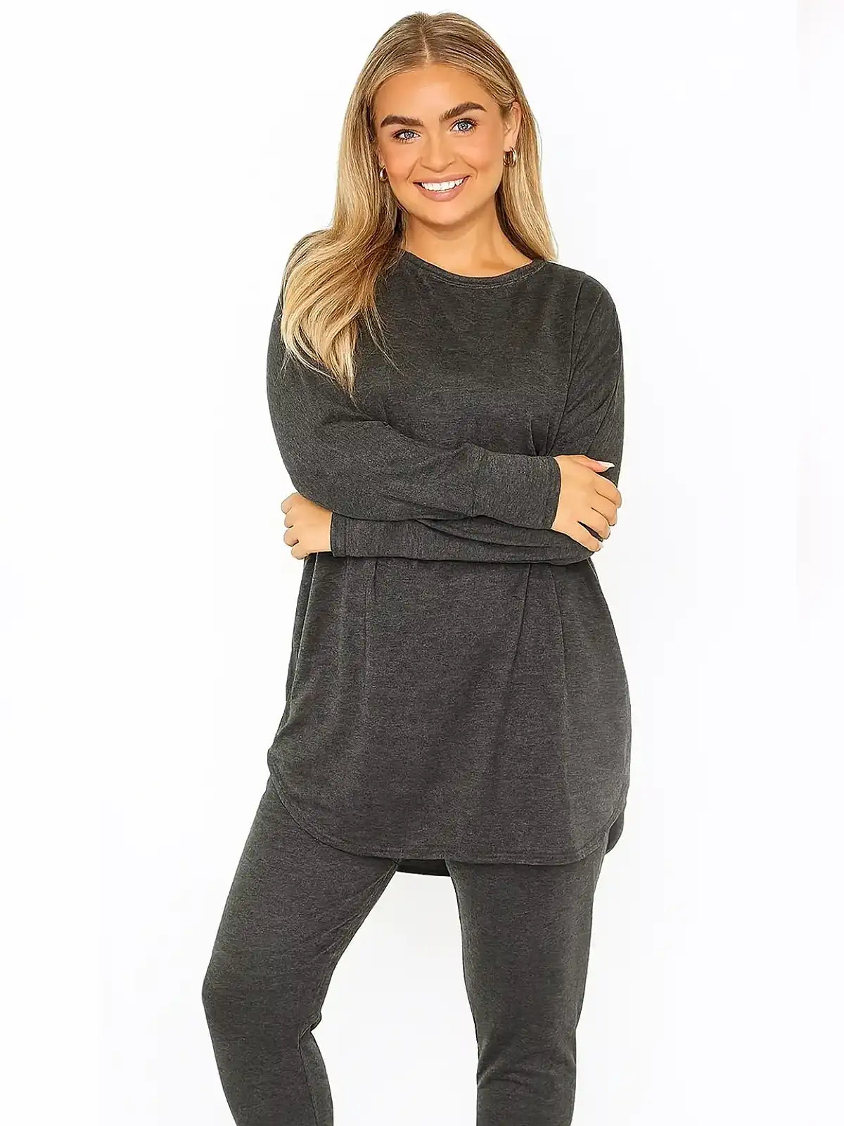 Ladies Long Sleeve Plain Set