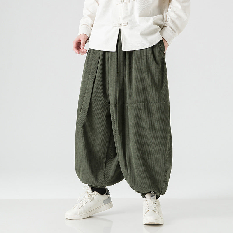 Men's Loose Harem Cuff Pants