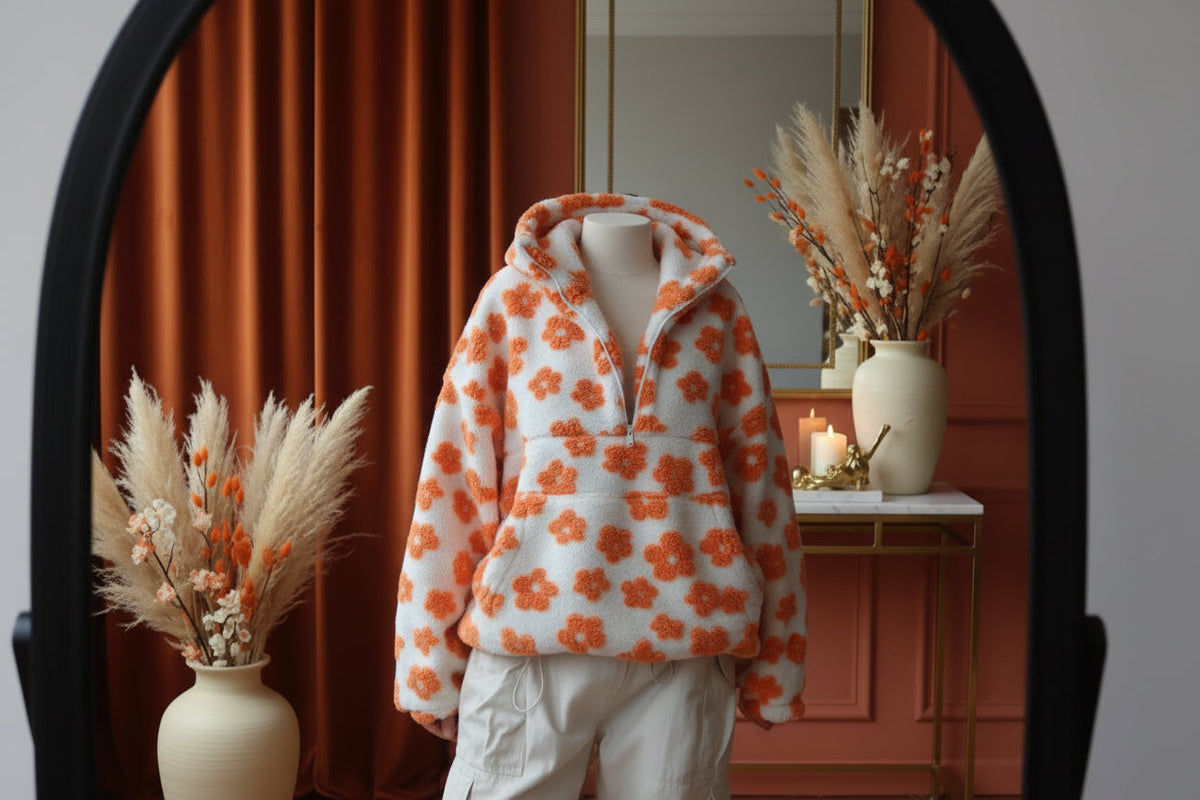 LambSoft Flower Hoodie