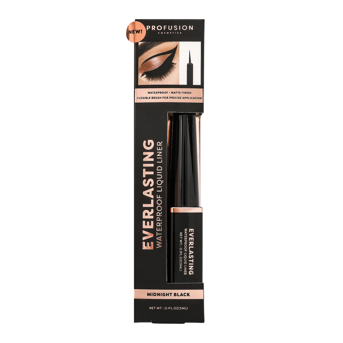 Everlasting Eyeliner | Waterproof Liquid Liner - Midnight Black