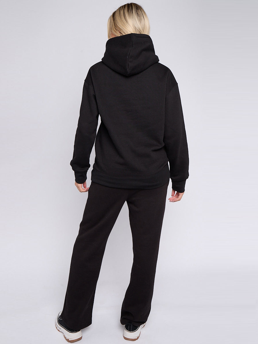 Embroidered Montmartre Paris Fleece Hoodie