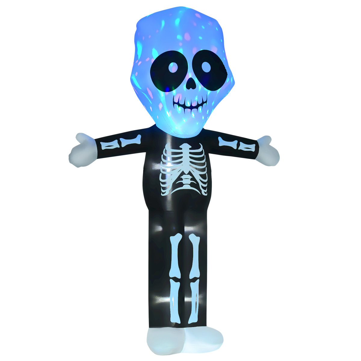 3M Halloween Inflatable Skeleton Ghost LED Lighted Décor Outdoor Indoor