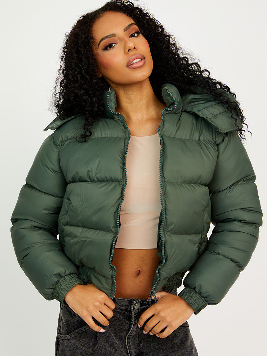 Hooded Padded Puffer Jacket
