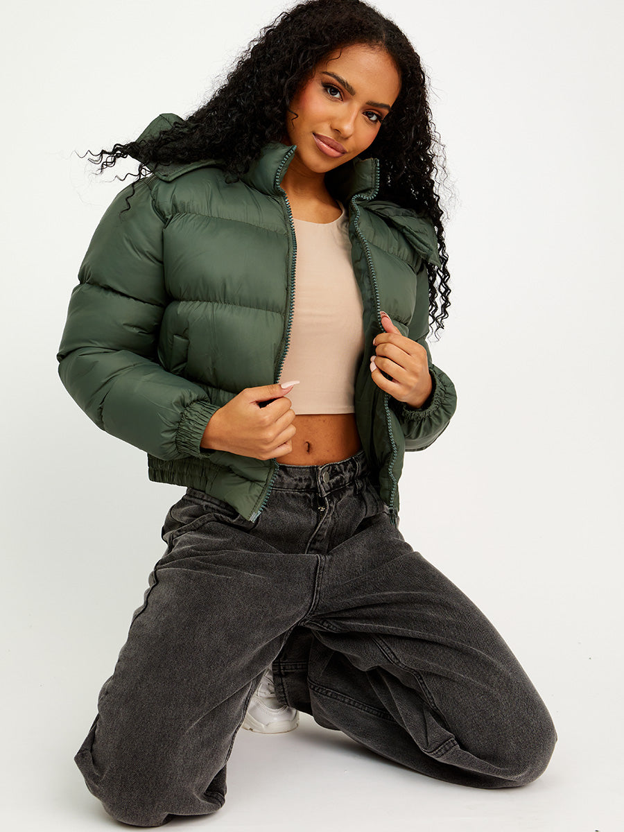 Hooded Padded Puffer Jacket
