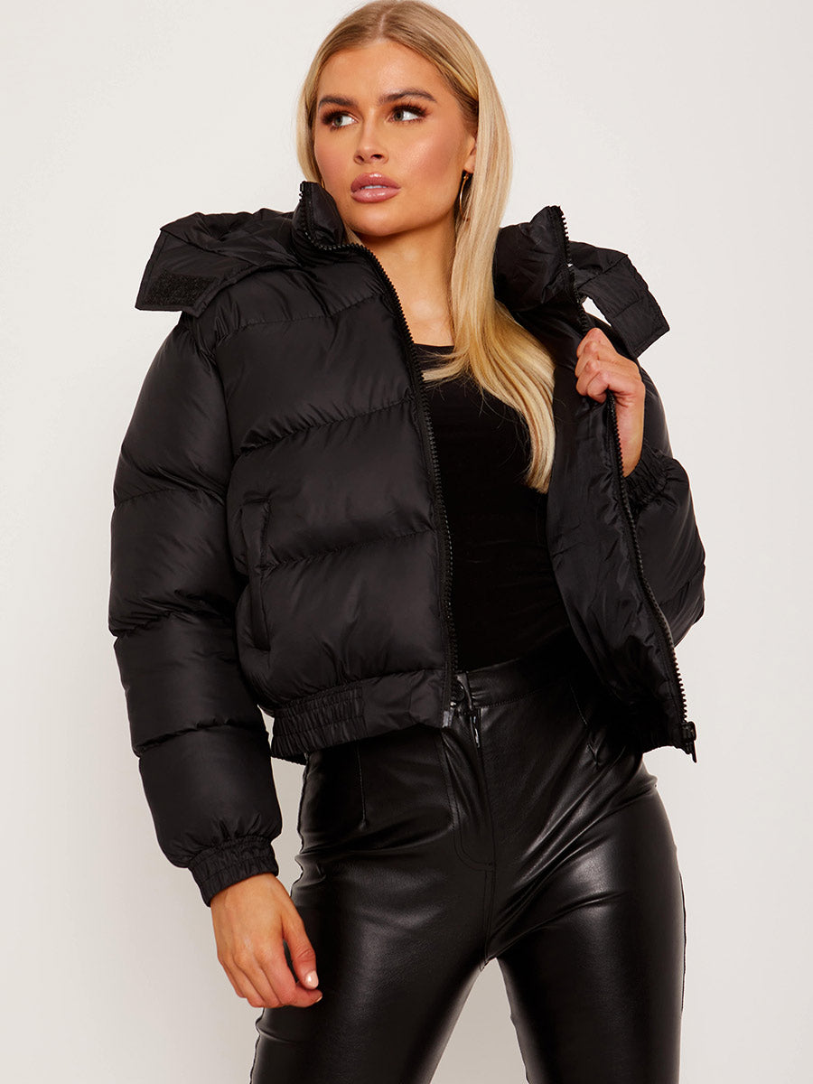 Hooded Padded Puffer Jacket