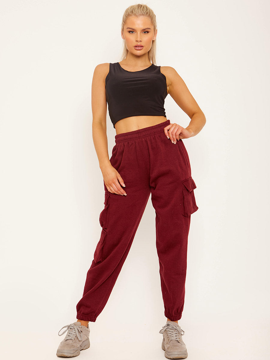 Utility Pocket Fleeced Cargo Jogger