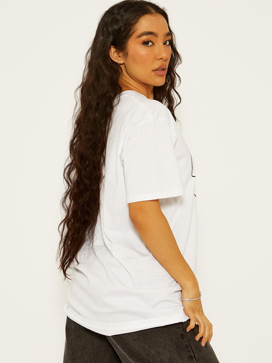 Face Graphic Print T-Shirt