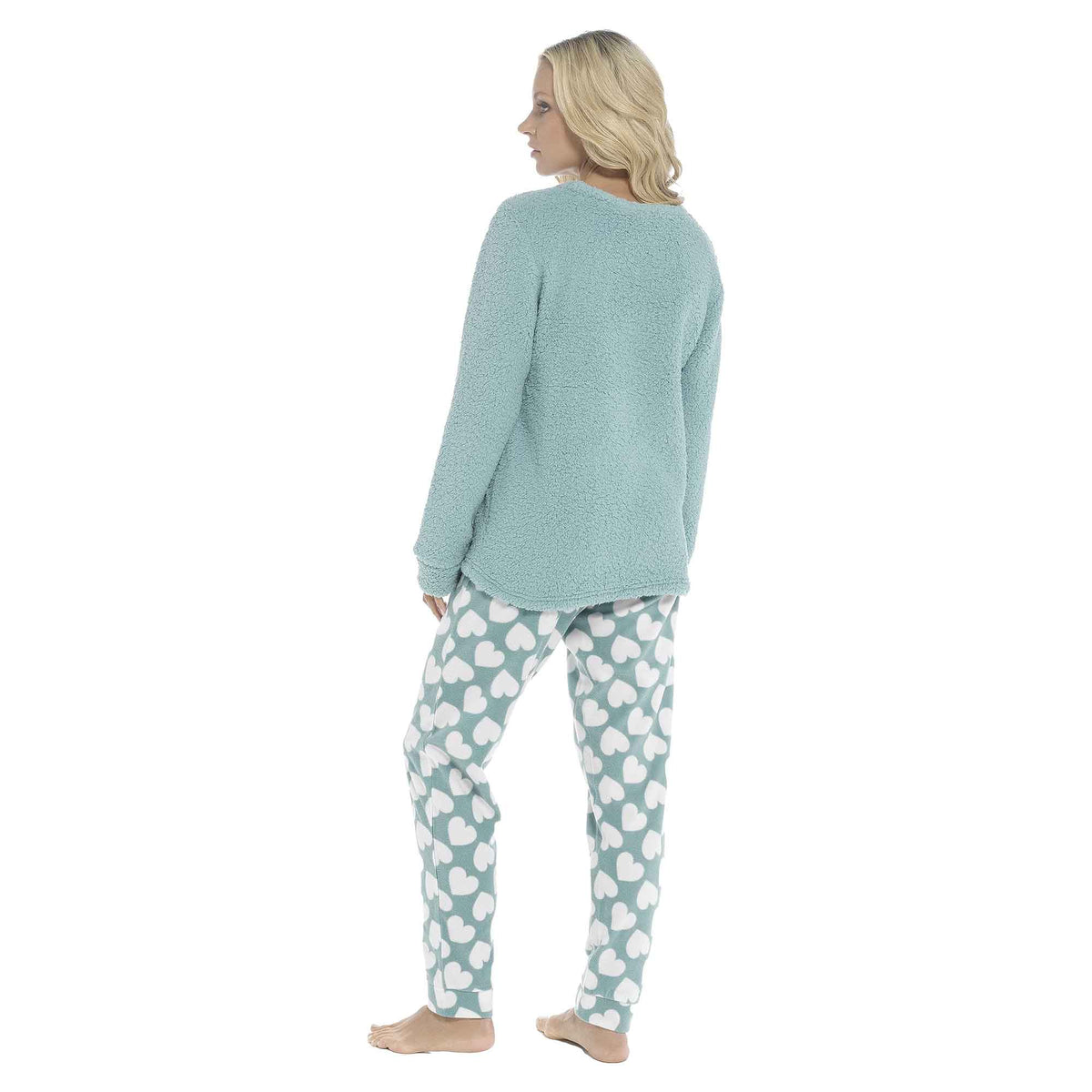 Daisy Dreamer Panda Ultra Soft Snuggle Fleece Pyjama Set For Women Cosy Winter Cosy Nightwear Set